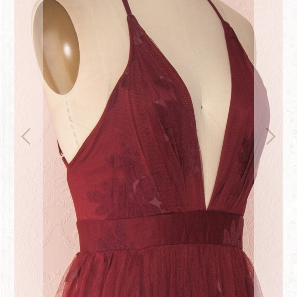 Kailania Burgundy Maxi Dress - Picture 4 of 7